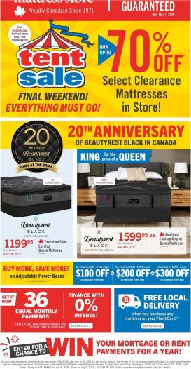 the-brick - The Brick Mattress Store Flyer Valid from 2026-05-15 to 2026-05-21