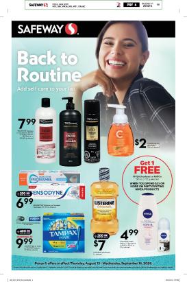 safeway - New Safeway - Health & Beauty Flyer for This Week – 2026-08-13 to 2026-09-16