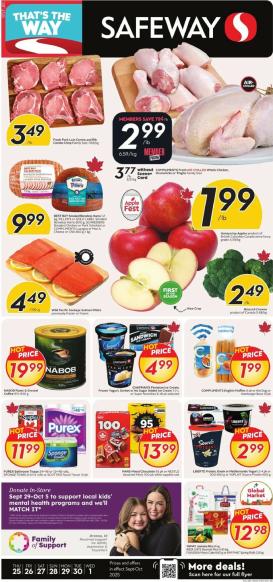 safeway - Safeway flyer valid from 09-25 - 10-01