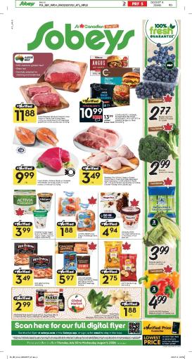 sobeys - Sobeys Flyer Valid from 2026-07-30 to 2026-08-05