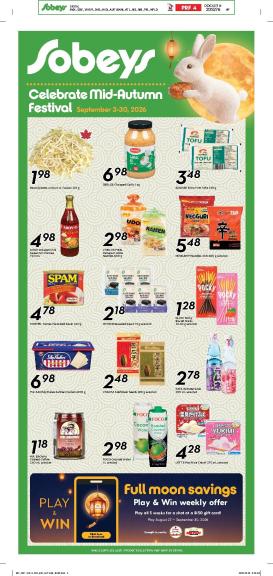 sobeys - New Sobeys - Mid-Autumn Festival Flyer for This Week – 2026-09-03 to 2026-09-30