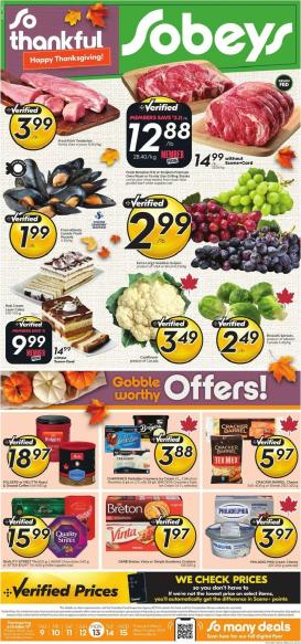 sobeys - Sobeys flyer valid from 10-09 - 10-15