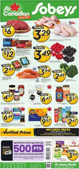 sobeys - Sobeys Flyer Valid From 01-01 to 01-07