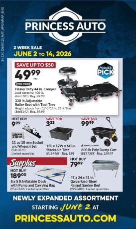 princess-auto - New Princess Auto Flyer for This Week – 2026-06-02 to 2026-06-14