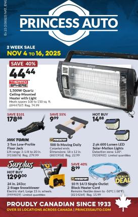 princess-auto - Princess Auto Flyer Valid From 11-04 to 11-16