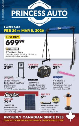 princess-auto - Princess Auto Flyer Valid From 2026-02-24 to 2026-03-08