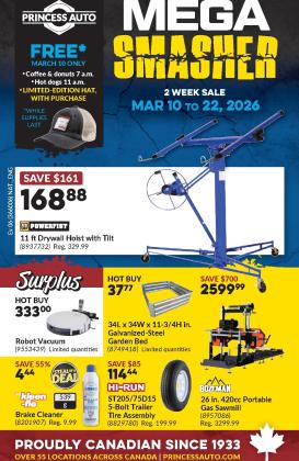 princess-auto - Princess Auto Flyer Valid From 2026-03-10 to 2026-03-22