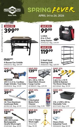 princess-auto - Princess Auto - Spring Fever Flyer Valid from 2026-04-14 to 2026-04-26