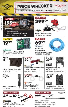 princess-auto - Princess Auto - Price Wrecker Flyer Valid from 2026-05-01 to 2026-05-31