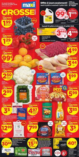 maxi - New Maxi - Weekly Flyer - Valid Thursday, July 16 - Wednesday, July 22 Flyer for This Week – 2026-07-16 to 2026-07-23