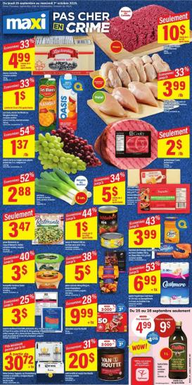maxi - Maxi flyer valid from 09-25 - 10-01