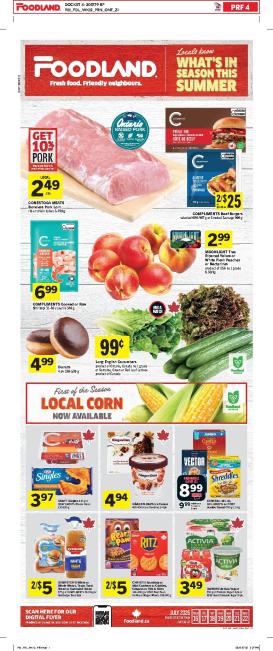 foodland - New Foodland Flyer for This Week – 2026-07-16 to 2026-07-22