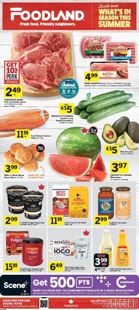 foodland - New Foodland Flyer for This Week – 2026-08-27 to 2026-09-02