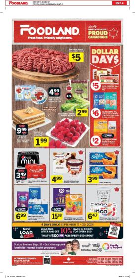 foodland - New Foodland Flyer for This Week – 2026-09-17 to 2026-09-23