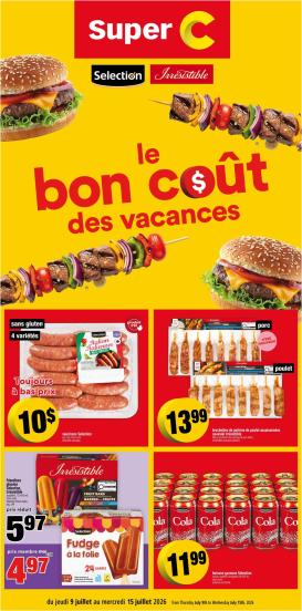 super-c - New Super C - Cahier Marques Privées Flyer for This Week – 2026-07-09 to 2026-07-15
