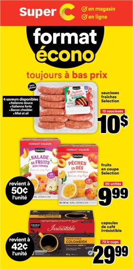 super-c - New Super C - Format écono Flyer for This Week – 2026-08-13 to 2026-08-19