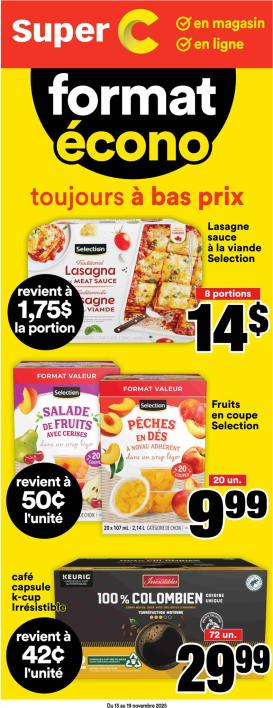 super-c - Super C - Format écono Flyer Valid From 11-13 to 11-19