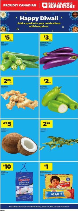 atlantic-superstore - Atlantic Superstore - Happy Diwali flyer valid from 10-02 - 10-22