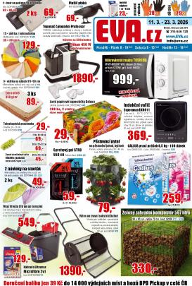 eva-cz - EVA.cz leták platný od středy 11.03.2026 do pondělí 23.03.2026