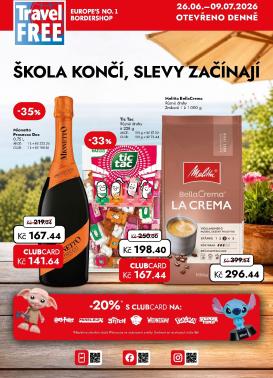 travel-free - Aktuální Travel FREE leták platný od pátku 26.06.2026 do čtvrtka 09.07.2026