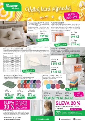 vesna - Vesna leták na příští týden od pondělí 13.07.2026 do čtvrtka 13.08.2026