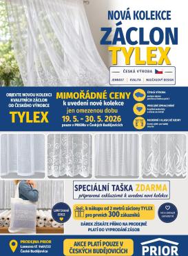 prior - Aktuální Prior - Záclony leták platný od úterý 19.05.2026 do soboty 30.05.2026