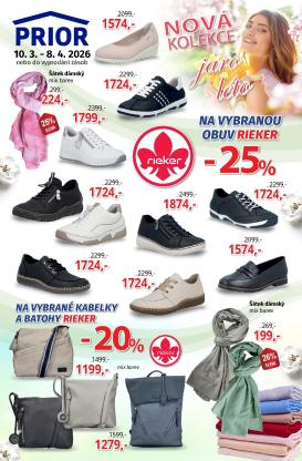 prior - Prior - Obuv leták platný od úterý 10.03.2026 do středy 08.04.2026