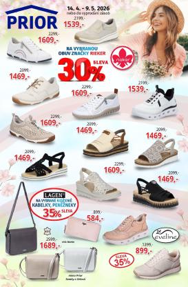 prior - Budoucí Prior - Obuv leták platný od úterý 14.04.2026 do soboty 09.05.2026