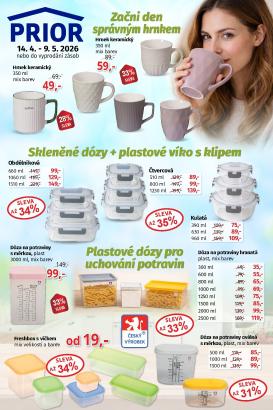 prior - Budoucí Prior - Domácí potřeby leták platný od úterý 14.04.2026 do soboty 09.05.2026