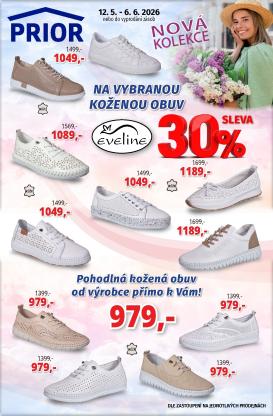 prior - Aktuální Prior - Kožená obuv leták platný od úterý 12.05.2026 do soboty 06.06.2026