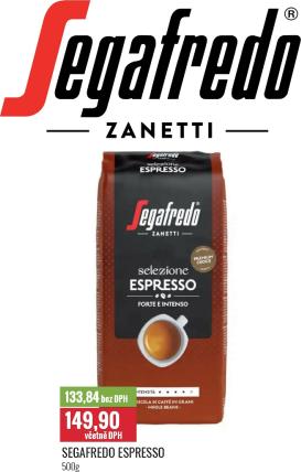 ratio - Aktuální leták Ratio - Segafredo espresso od 01.10. do 31.10.
