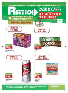ratio - Aktuální leták Ratio od 01.01. do 31.01.