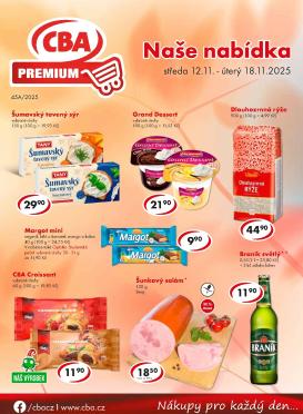 cba - Aktuální leták CBA Premium od 12.11. do 18.11.