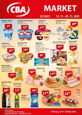 cba - Aktuální leták CBA Market od 12.11. do 23.11.