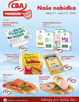 cba - Aktuální leták CBA Premium od 07.01. do 13.01.