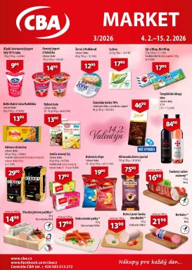 cba - CBA Market leták platný od středy 04.02.2026 do neděle 15.02.2026