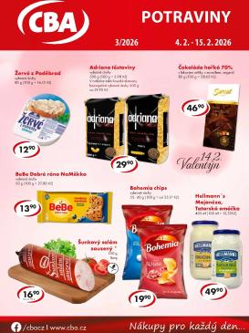 cba - CBA - Potraviny leták platný od středy 04.02.2026 do neděle 15.02.2026