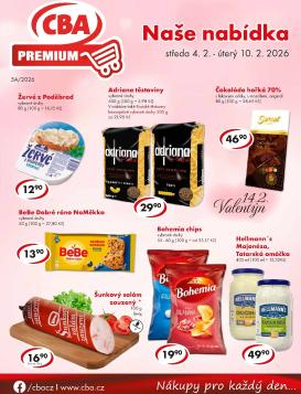 cba - CBA Premium leták platný od středy 04.02.2026 do úterý 10.02.2026