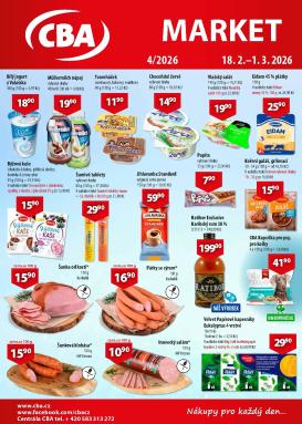 cba - CBA Market leták platný od středy 18.02.2026 do neděle 01.03.2026