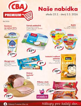 cba - CBA Premium leták platný od středy 25.02.2026 do úterý 03.03.2026
