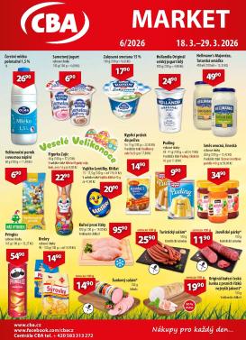 cba - CBA Market leták platný od středy 18.03.2026 do neděle 29.03.2026