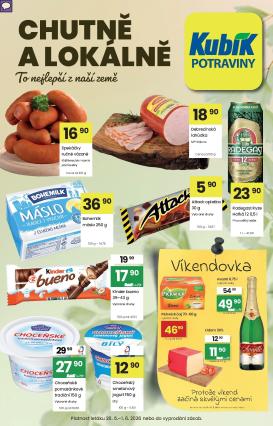 kubik - Aktuální Kubík leták platný od úterý 26.05.2026 do pondělí 01.06.2026