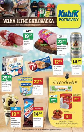 kubik - Aktuální Kubík leták platný od úterý 21.07.2026 do pondělí 27.07.2026