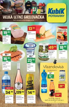 kubik - Aktuální Kubík leták platný od úterý 28.07.2026 do pondělí 03.08.2026