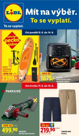 lidl - Lidl - Spotřební zboží leták na příští týden od pondělí 08.06.2026 do neděle 14.06.2026