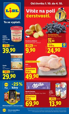 lidl - Lidl leták na příští týden od čtvrtka 01.10.2026 do neděle 04.10.2026