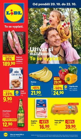 lidl - Aktuální leták Lidl od 20.10. do 22.10.