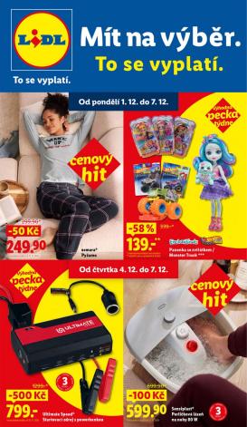 lidl - Aktuální leták Lidl - Spotřební zboží od 01.12. do 07.12.