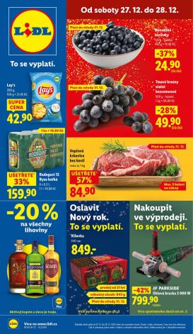 lidl - Aktuální leták Lidl od 27.12. do 28.12.