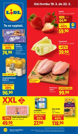 lidl - Lidl leták platný od čtvrtka 19.03.2026 do neděle 22.03.2026